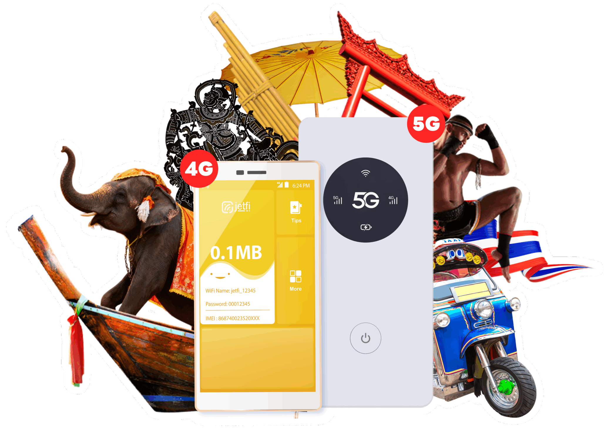 Pocket WiFi สำหรับใช้งานในประเทศไทย